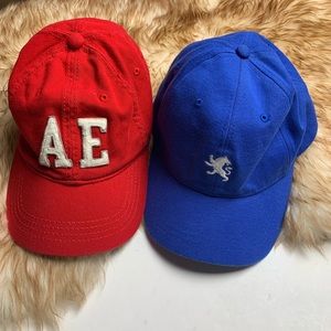 NWT American Eagle Men/'s Fitted Logo Baseball Cap Hat Burgundy L//XL